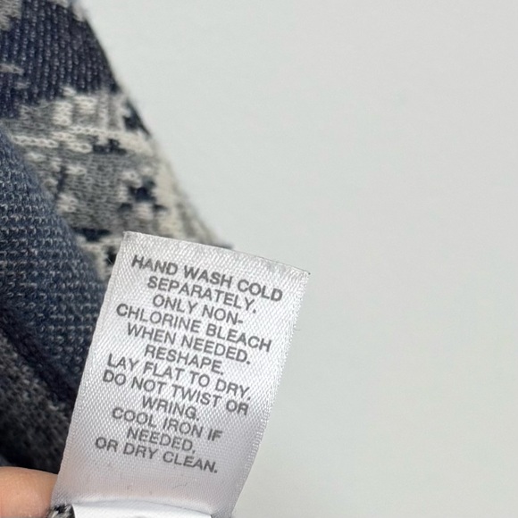 J Jill Pure Jill Cardigan Sweater Womens Large Blue Kimono Style Open Front Knit - Picture 7 of 11